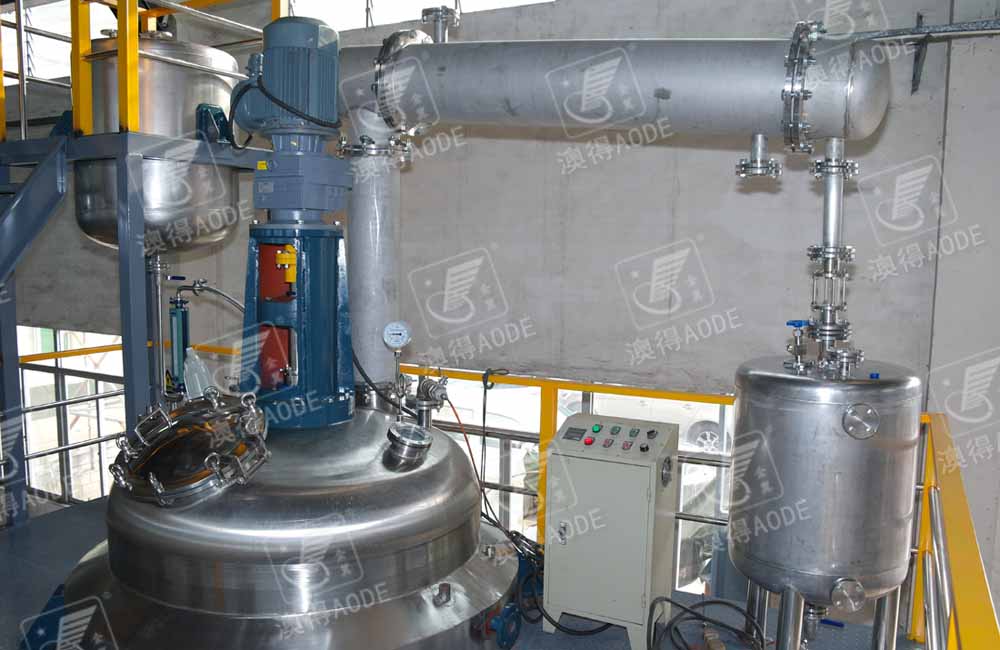 油墨反應釜工(gong)程案例